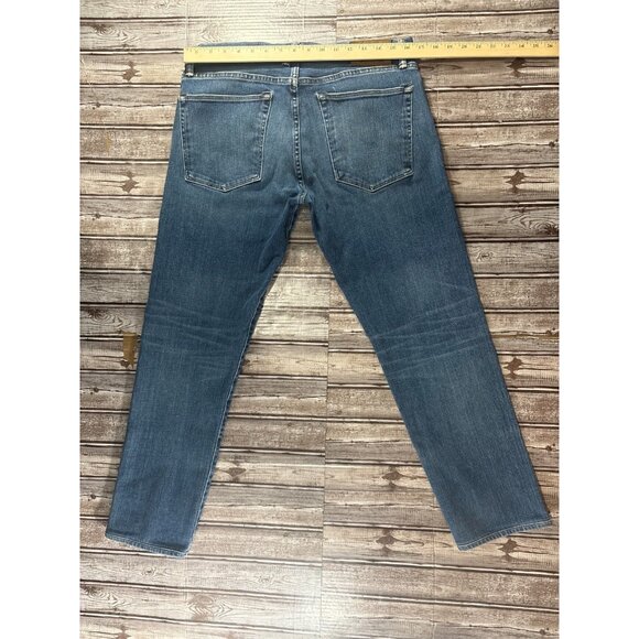 Kato Hiroshi the Pen slim selvedge jeans Size 34 Rain Wash Made in USA - Picture 6 of 6
